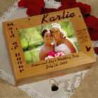 Maid of Honor Photo Keepsake Box